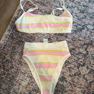 L*Space Bikini Set in Pink and Cream